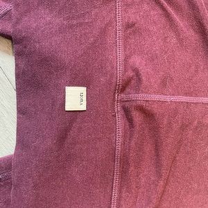 Burgundy Red Elevation Vuori Leggings Yoga